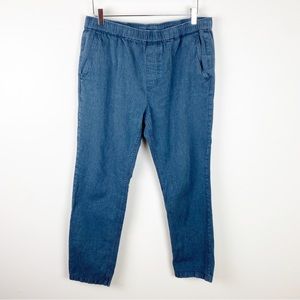 Outerknown Men’s Verano Beach Pants in Deep Blue Large